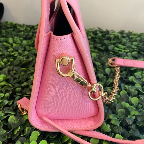 Olga Berg Pink Mini Top-Handle Crossbody Bag - Picture 3 of 6